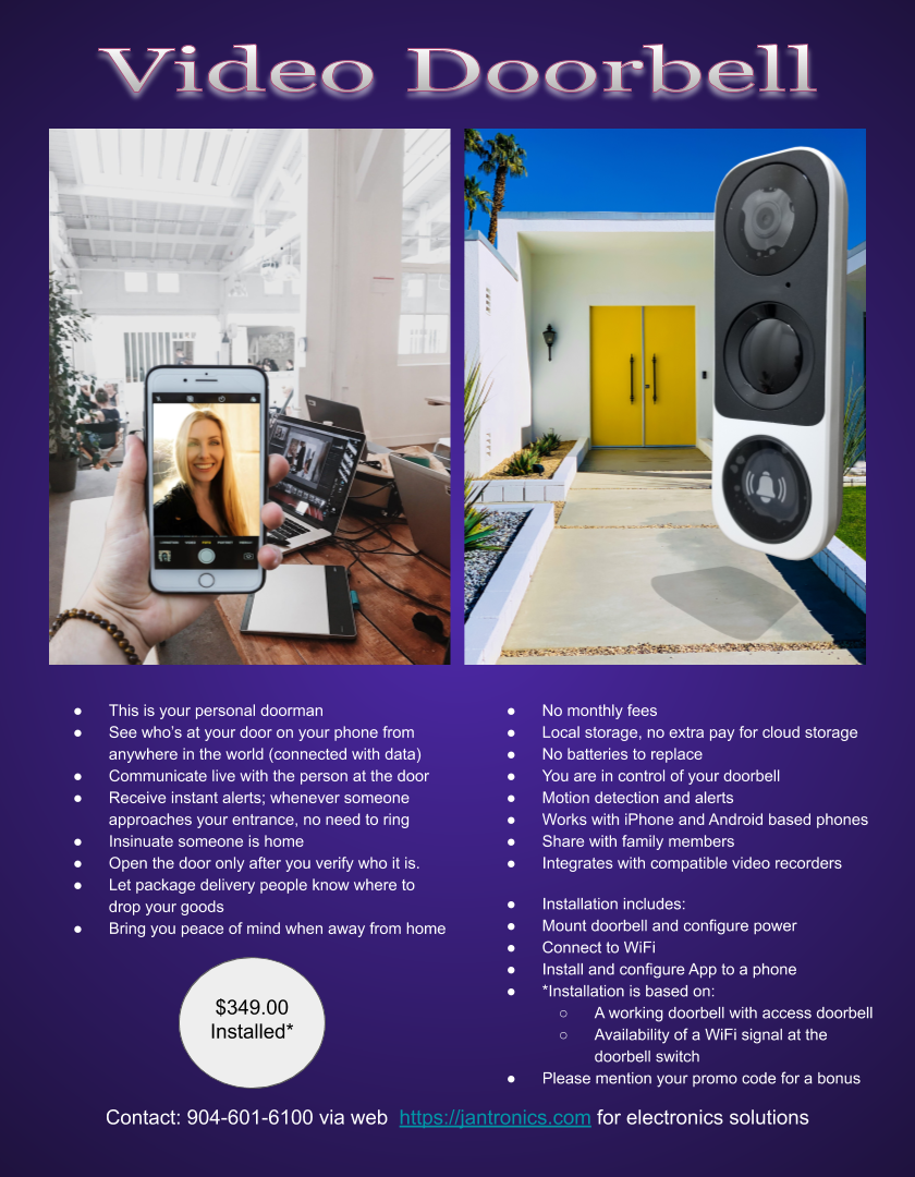 Promotional flyer